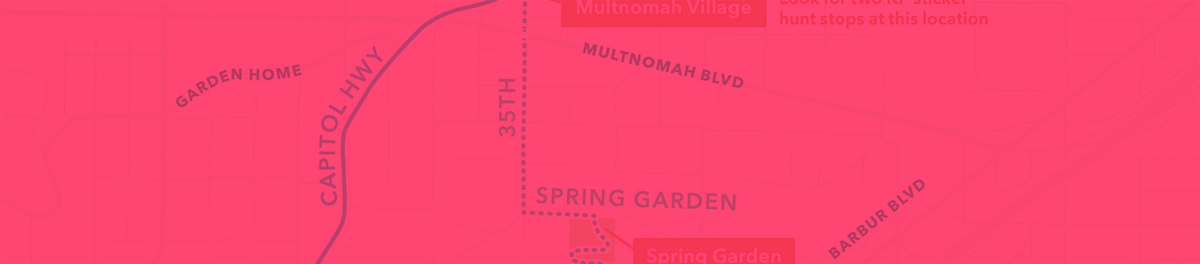Southwest map pink overlay image